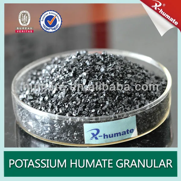 95% min potassium humate granular/flakes/powder