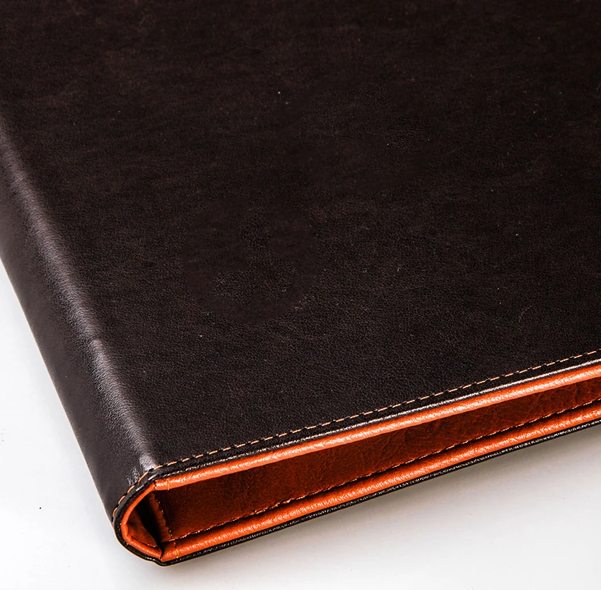 Customizable PU Leather Menu Cover for Restaurant