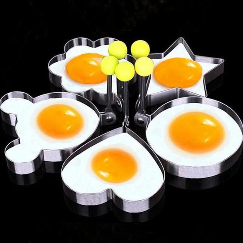 Stainless Steel Egg Ring Pancake Mold Kitchen Cooking Tool egg baking mold
