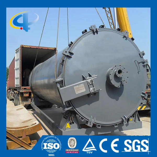 High Oil Yield Tire Pyrolysis Plant with New Design