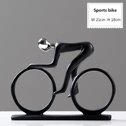 Handmade resin tennis golf sports figure resin abstract art craft