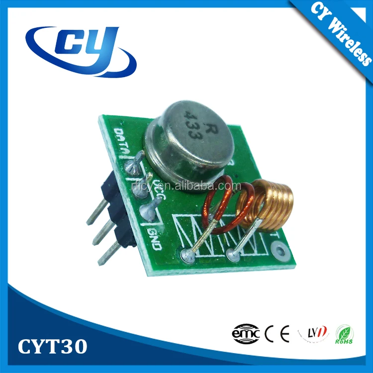 CYSR30 + CYT30 433,92 MHz Receiver Transmitter Module 433 Set TX RX RF Module