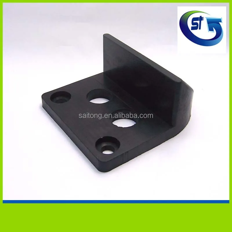 Sliding gate accessories Steel core heavy duty rubber glass shower door stopper