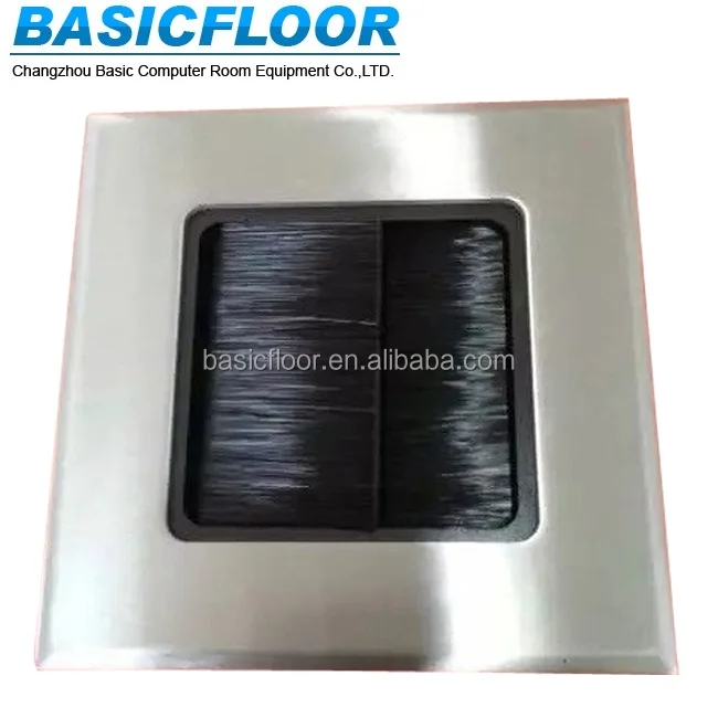 
Gold supplier China operating room flooring brush grommet access floor 