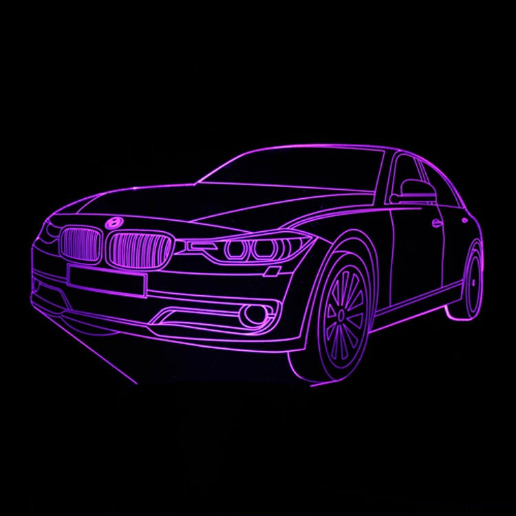 New Arrival Touch Button Led 3D Desk Lamp