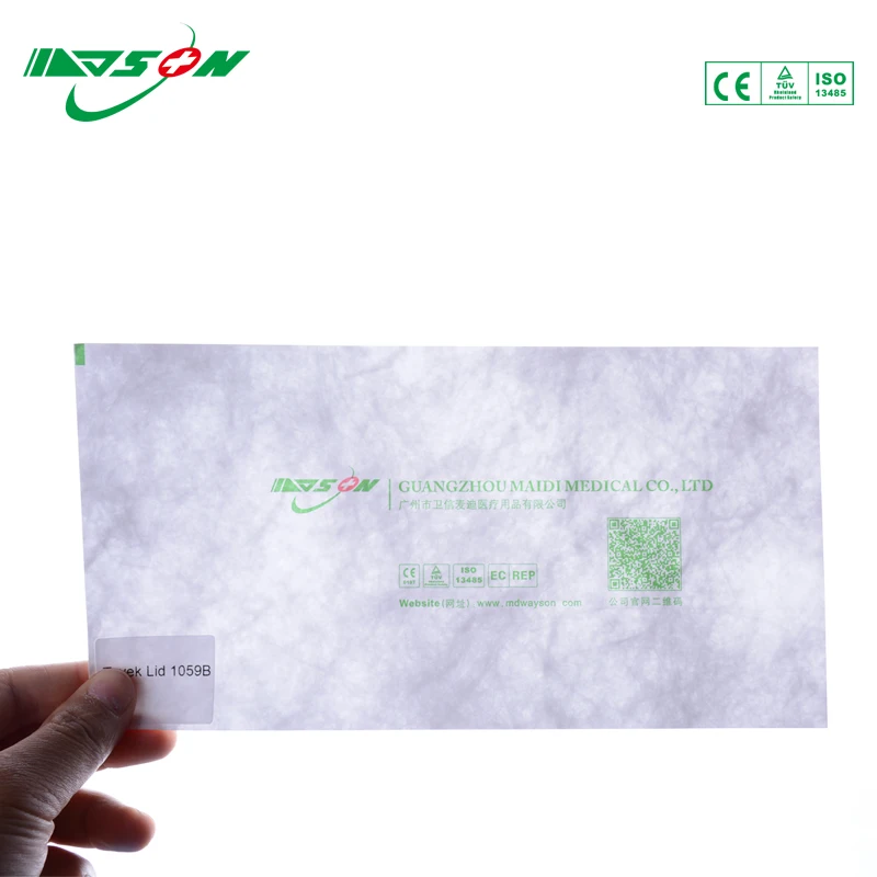 Medical paper tyvek lids for tray/ dental trays paper lids