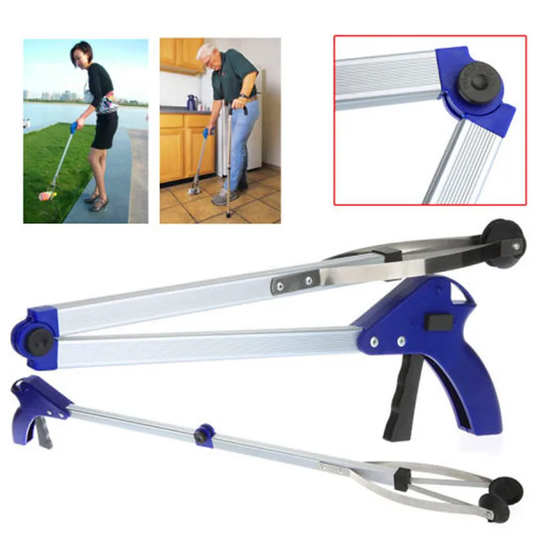 FACTORY WHOLESALE FOLDABLE PICK UP REACHING CLAW LONG ARM GRIPPER GRABBER HELPING HAND TOOL