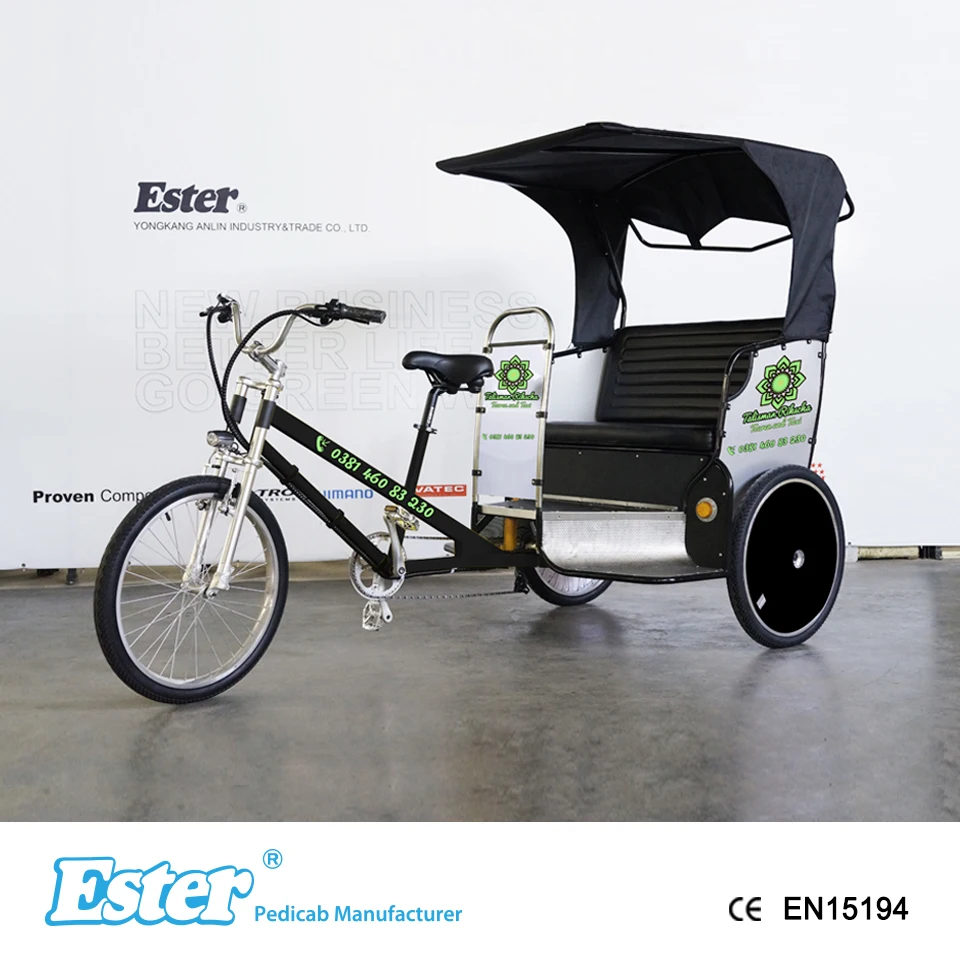 Passenger ESTER Rickshaw Price /Bike-Taxi/Pedicab Rickshaw with New Lines for Sale, adult tricycle bicycle