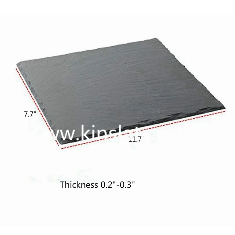 natural rectangular slate stone cheese  cutting board