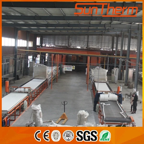 Тепловой керамического волокна одеяла применение в печи