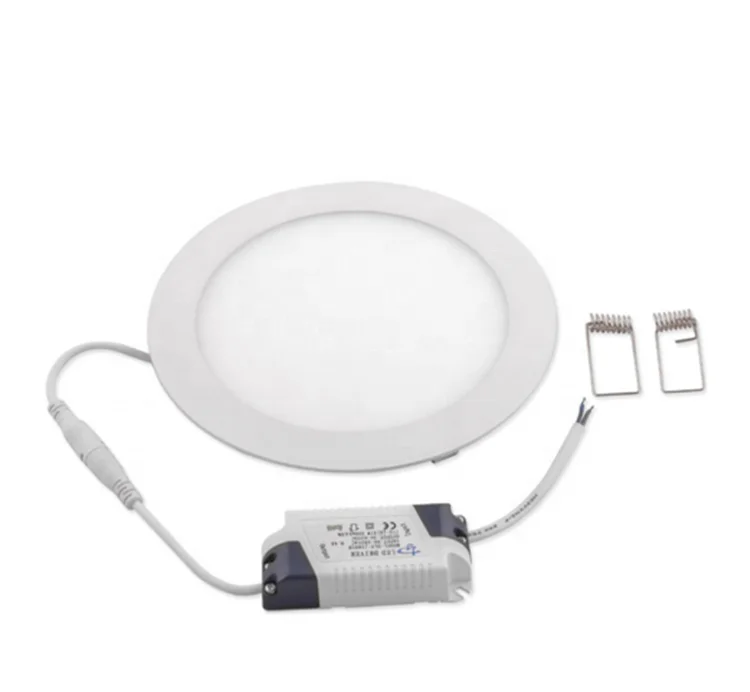 110 В 220 В внутренний свет 2835 smd ультратонкий круглый потолочный светодиодный панельный светильник 3 Вт