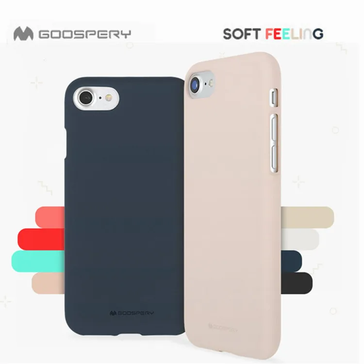  Роскошный Ультратонкий чехол Mercury для телефона iPhone 6 7 8 X XR XS 11 12 Pro Max Goospery мягкий из