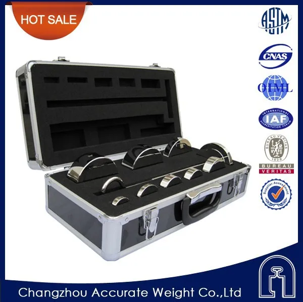 OIML F1 F2 M1 scale calibration weight pesas calibration weight set slotted weights