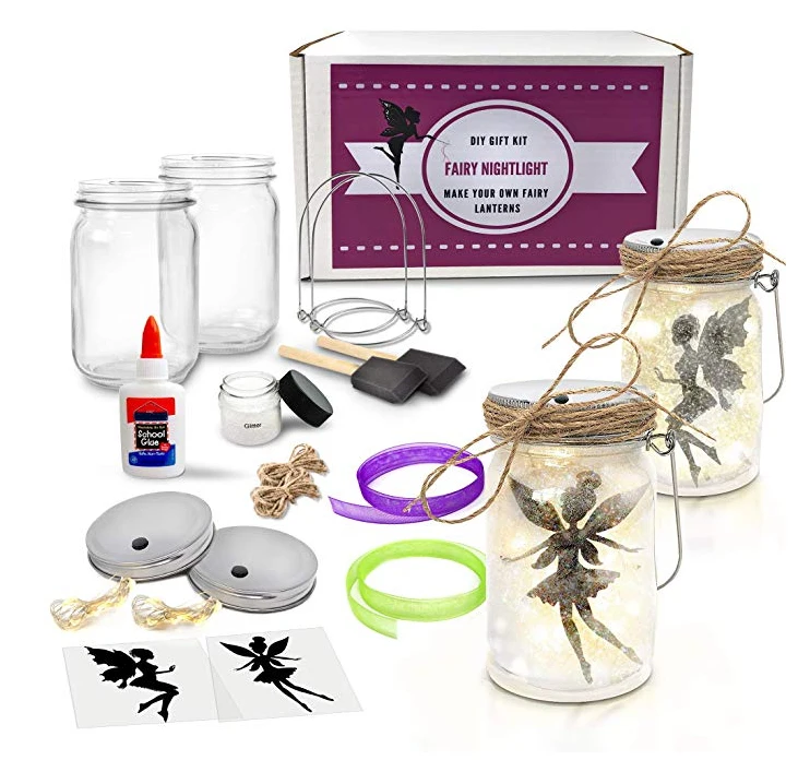 2022 hot sale DIY make your own Fairy Nightlight Lantern Craft Kit  (2 Pack)