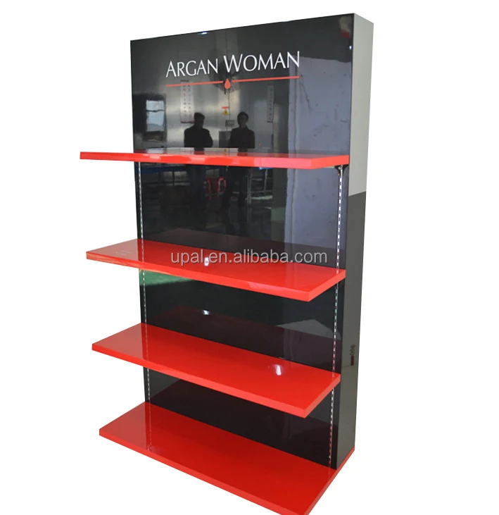 
 Модные поп деревянные косметические предметы напольная стойка дисплей  