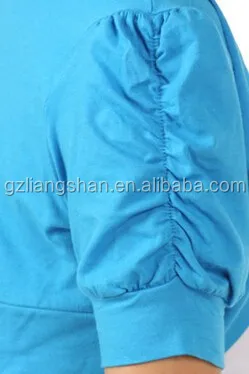 OEM Custom Wholesale Bolero Cropped Shrug Jacket Cardigan Ruched Short Sleeve Stretch Cotton Top Shrug Designs for Women