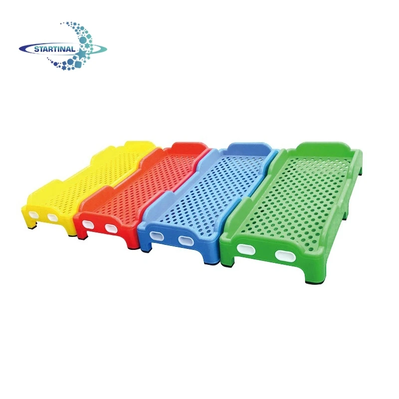 Colorful School Kindergarten Furniture Preschool Plastic Children Beds