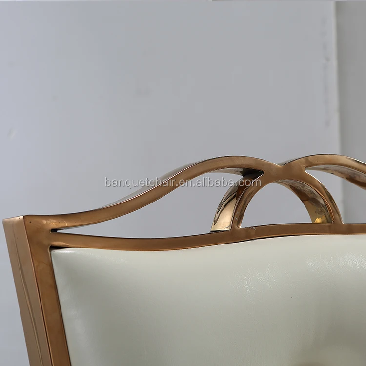 
glodern stainless steel banquet chair hotel chairs dining chairs cream for indoor used 