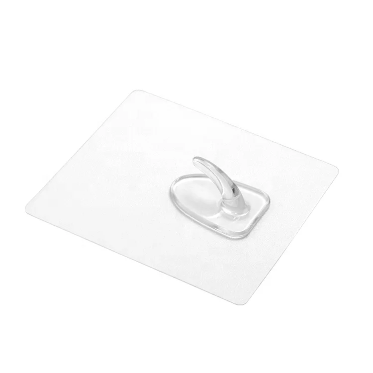 Removable 3KG Wall Hook Plastic Strong Adhesive Hook Hanger For Kitchen Accessories