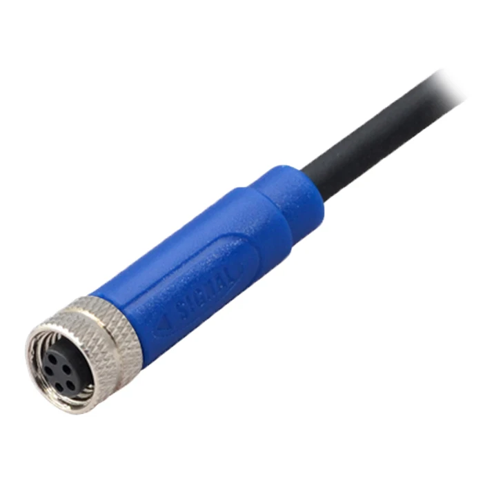 M12 sensor cable connector with wire connector cable 4pin 5pin