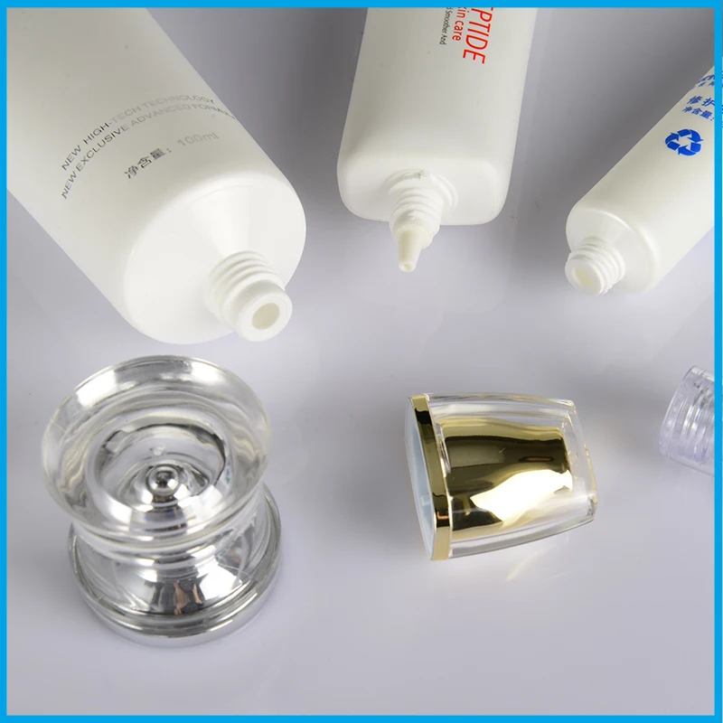 Eco-friendly cosmetic plastic tube packaging tube for skin care cream