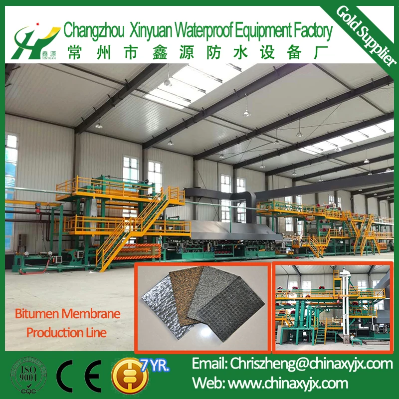 The making machine for producing SBS waterproofing membrane heating torch for roof