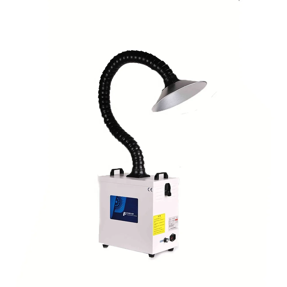 Pure-Air PA-300TS-IQ 200W Welding Fume Extractor Soldering Fume Remove Fume Extractor Digital