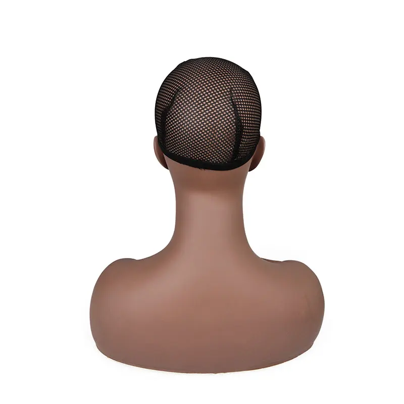 
Mannequin Head with Shoulders Beautiful Wholesale Wig Mannequin Heads Fashion Female African American Mannequin Head for Wigs 
