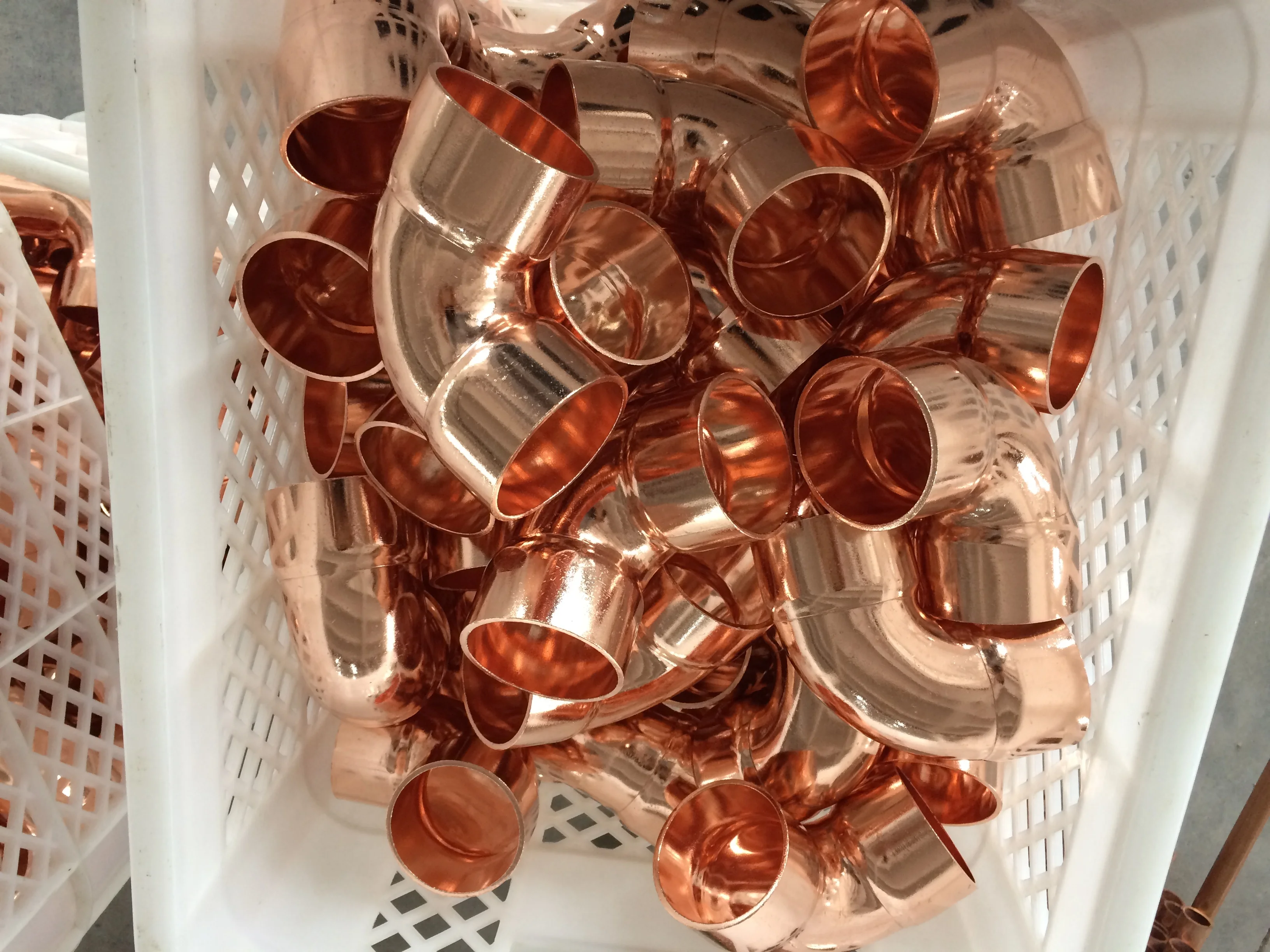 copper tee flaring machine