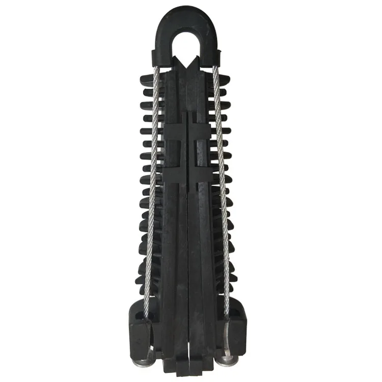 Fiber Cable Clamp PA2000 Anchor Cable Aerial Strain Clamp , Wire Tension Connector