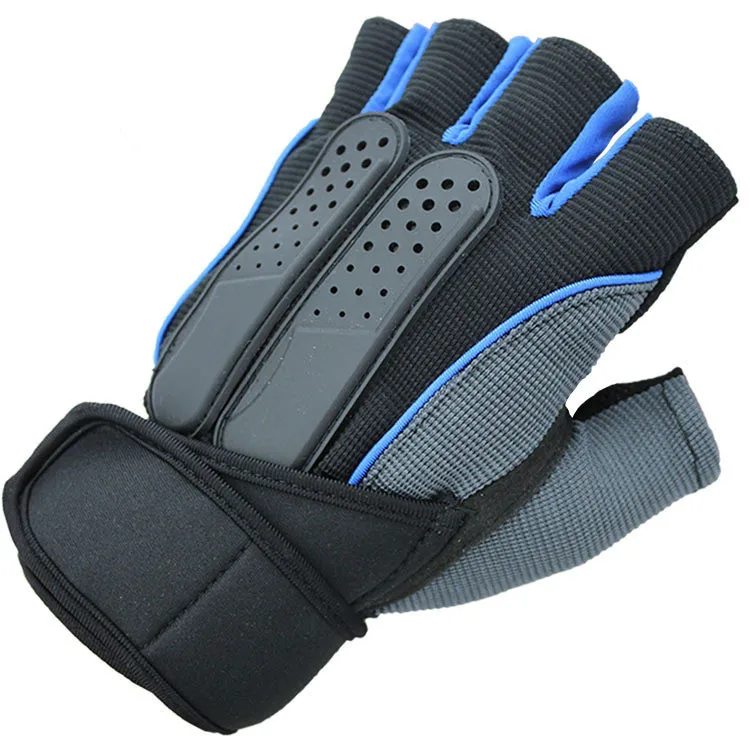 Cheap Price Training Workout Exercise Gym Weightlifting Fingerless Gloves With Wrist