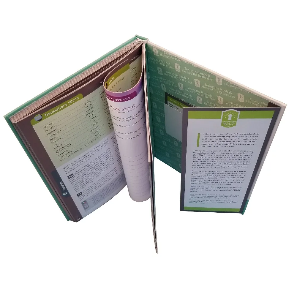 OEM design 4 color printer machine print catalog & magazine customized book printing service