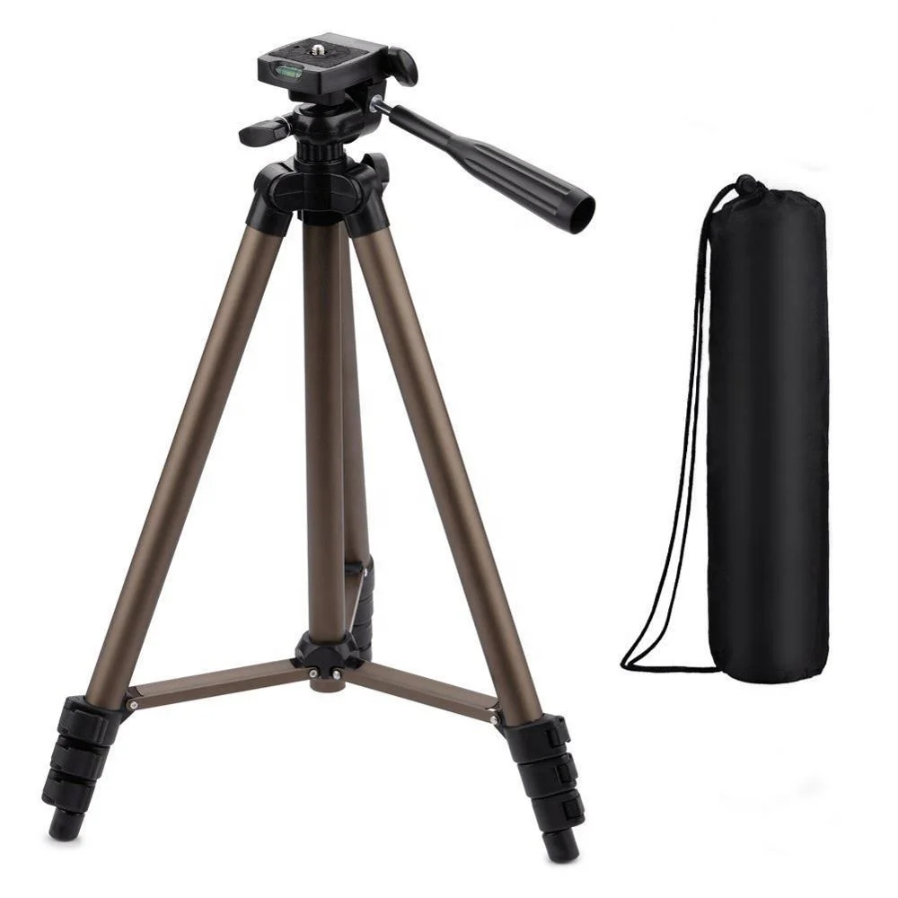 50 Inch Lightweight Camera Tripod Phone Cellphone Tripod