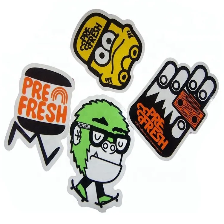 Wholesale Customized Popular Chinese Superior Die Cut PVC Sticker