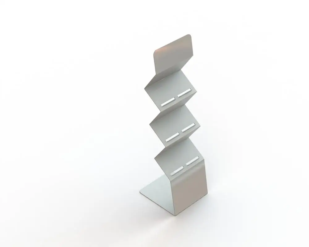 
Cheap Desktop Plastic Display Rack for Marble Quartz Sample 