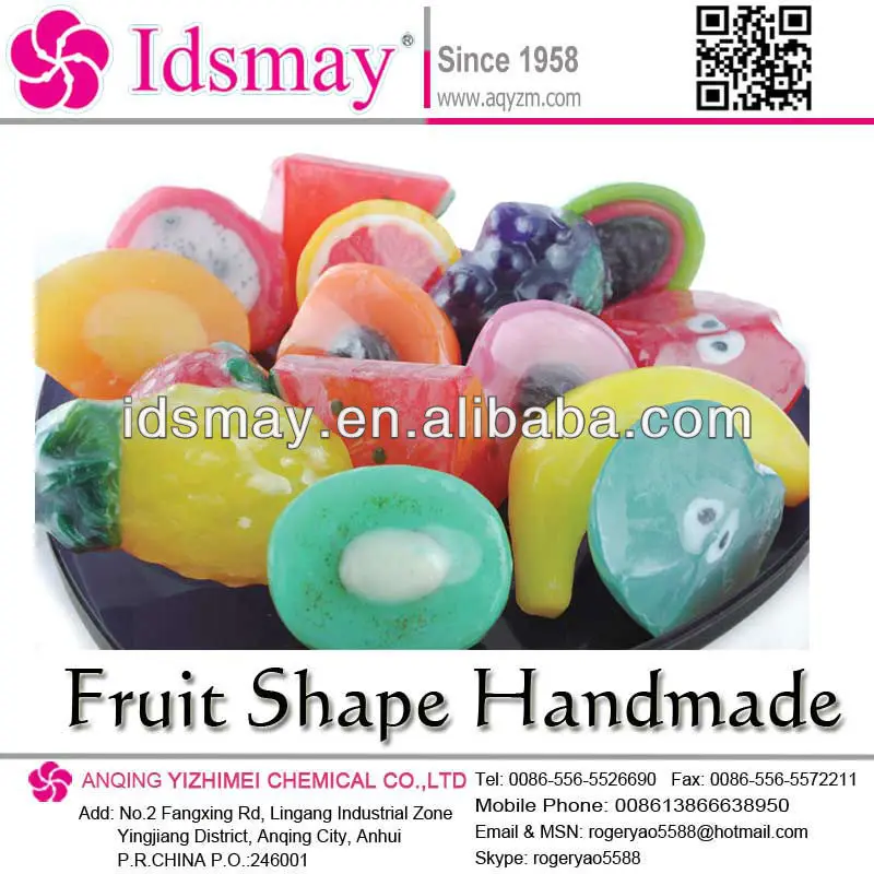 100% Handmade fruit Soap made by Idsmay since 1958