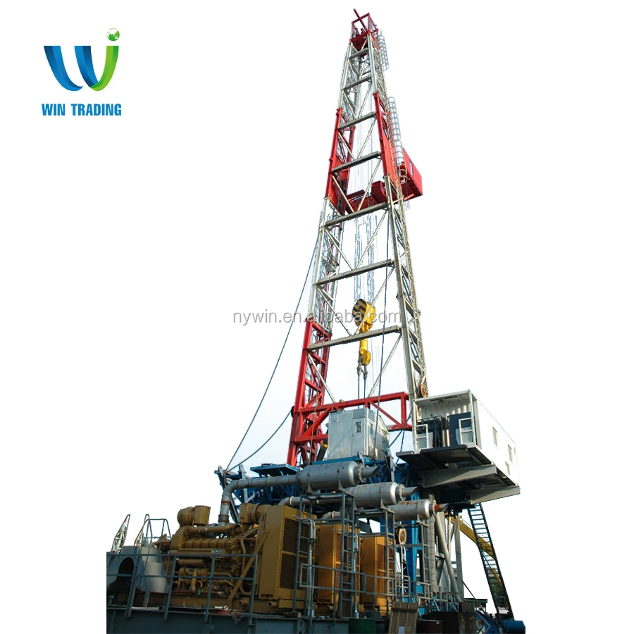 
RG API Standard Oil Field Oil and Gas Well Bore Hole Skid Mounted 7000m 2000hp ZJ70DB Skid-Mounted Drillin rig 