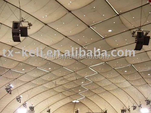 
PTFE Fiberglass Architectural Membrane Fabric for Stadium Roof 