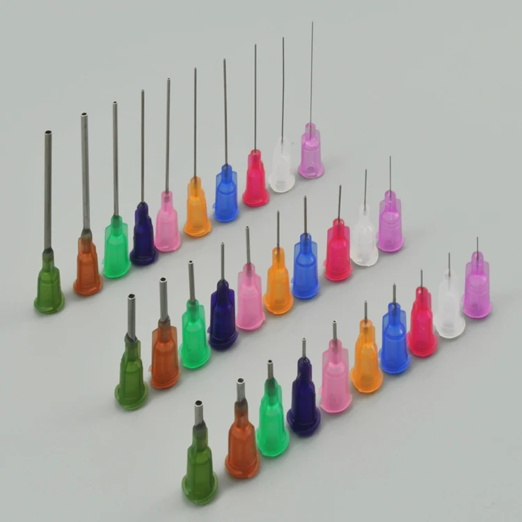 34 gauge dispensing syringe needle blunt tip