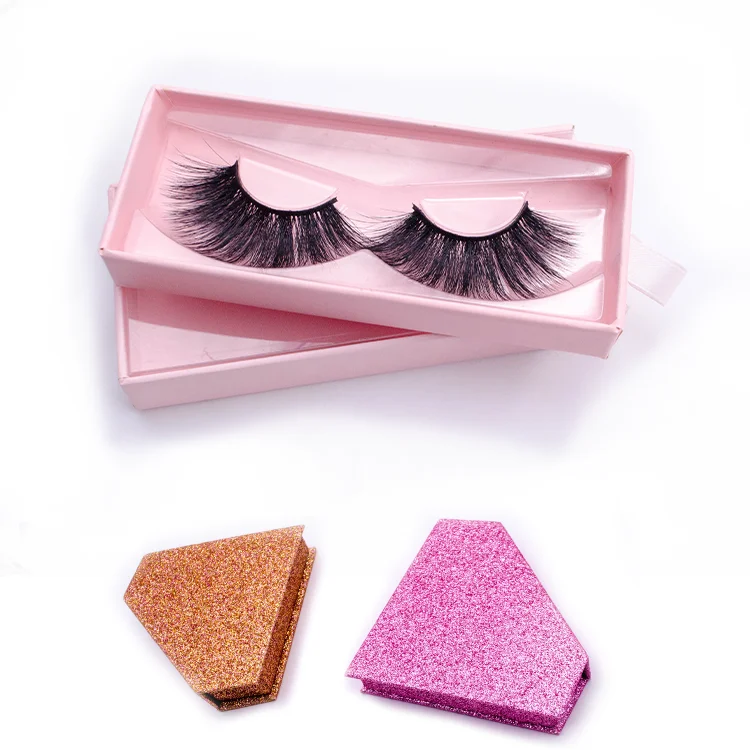 
Wholesale Premium 25mm Silk Faux Mink Eyelashes With Custom Packaging 