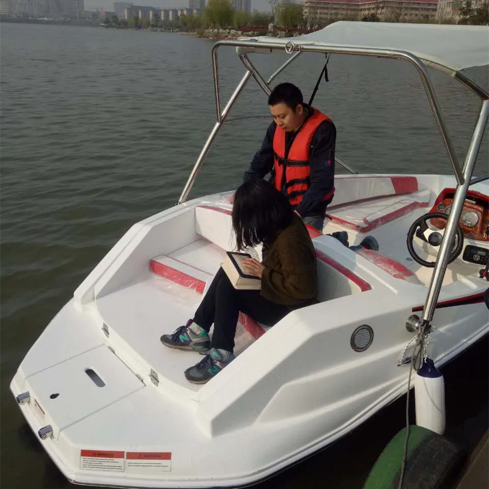 4.8m outboard engine mini yacht luxury jet boat for fishing and leisure