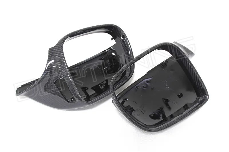 For Audi Q5 Q7 SQ5 Replacement Style Carbon Fiber Rearview Mirror Cover With Lane Assit Auto Side Door Mirror Shell
