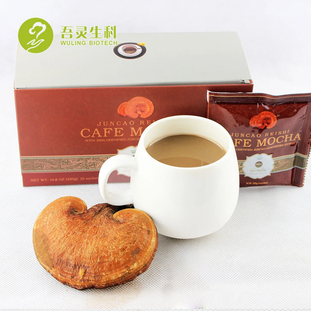 Кафе мгновенный рейши экстракт Ganoderma Lucidum гриб капучино