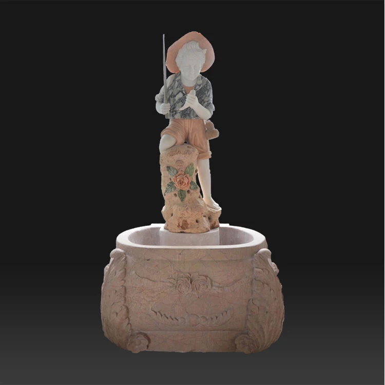 Garden decoration stone marble wall fountain french for sale