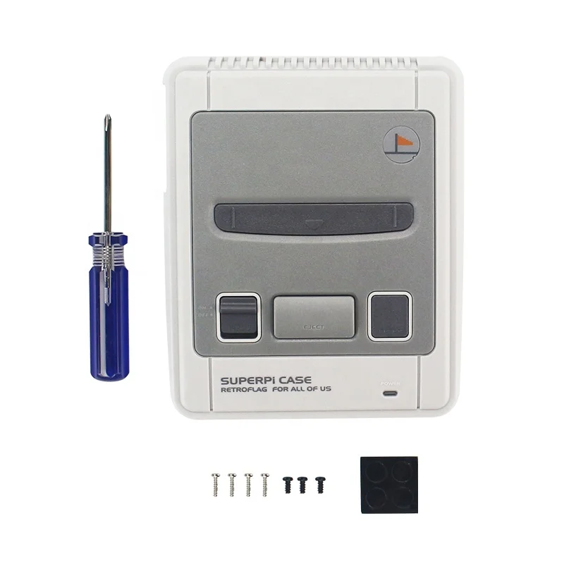 Новое поступление, чехол Retroflag SUPERPI, корпус NESPi, корпус с функцией отключения для Raspberry Pi 3, Модель B + ( B Plus ) 3B 2B