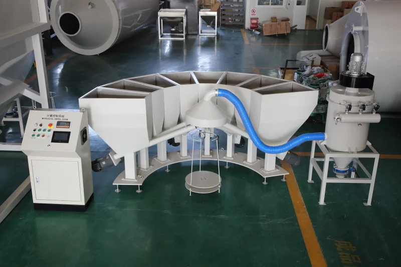 
hot sale plastic Granules automatic mixing weighing machine 