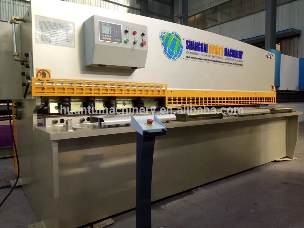 
Shanghai HUANTU cnc guillotine plate sheet shearing machine 