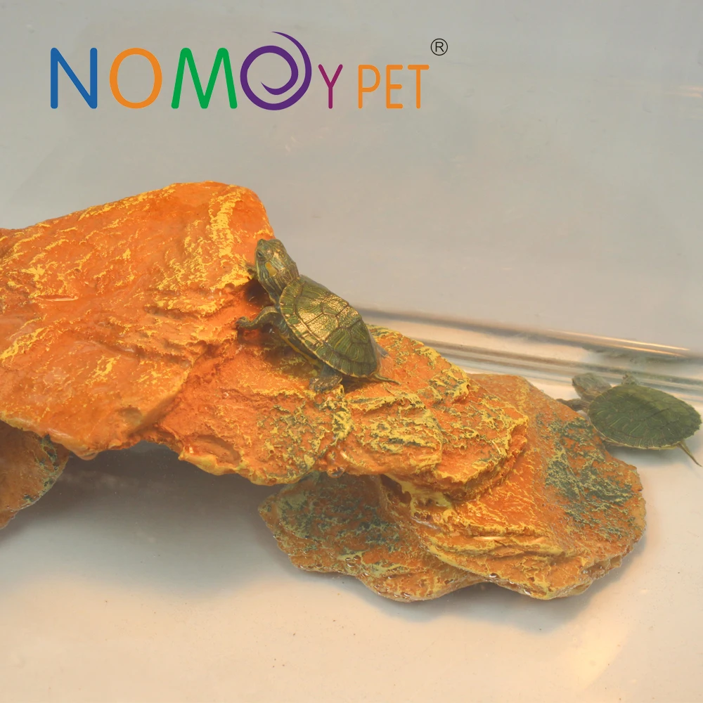 NOMOY PET wholesale good price resin cave and reptile hide terrarium landscape for reptiles NS-41