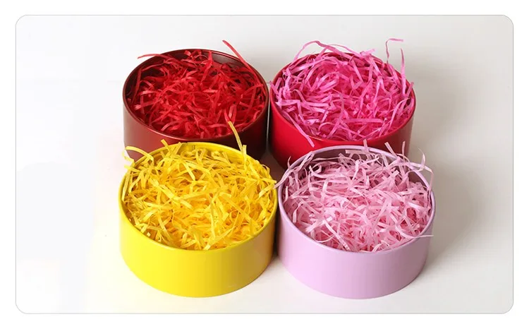 
China Wholesale Candy boxes filling shredded paper for packing silk wrapping paper 