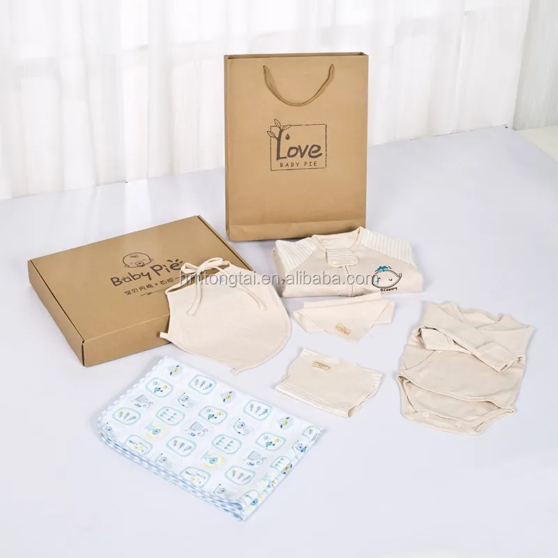 
100% cotton nine pieces sets of baby Clothing Sets gift box for newborn 